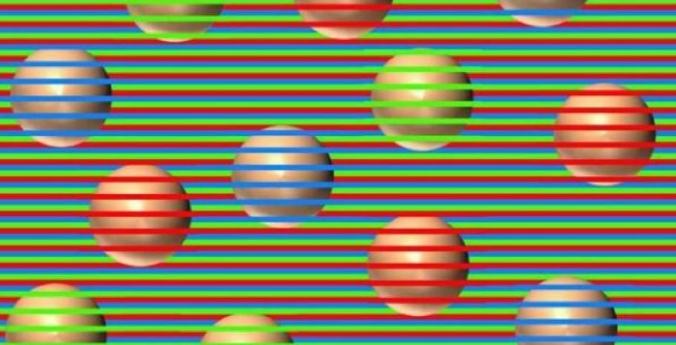 Cette illusion d’optique est fascinante : selon vous de quelle couleur sont les sphères de l’image ?